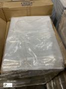 60 boxes Clear Plain Bags, 381mm x 508mm, 500 bags per box, to pallet