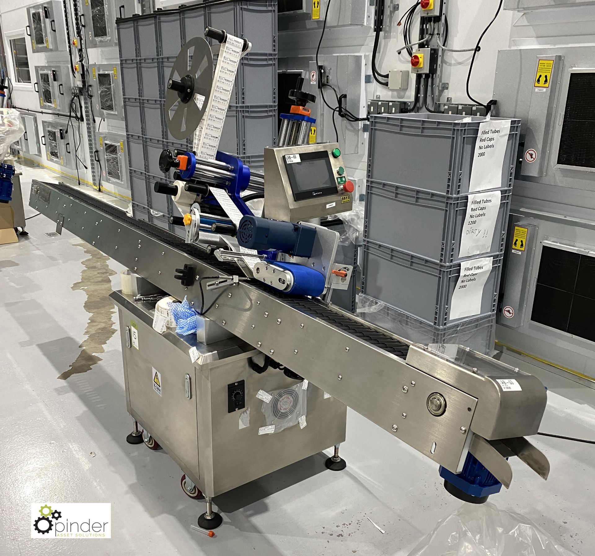 Brightwin Packaging Machinery Co Ltd BWL stainless steel Labeller for use applying labels to - Image 2 of 13