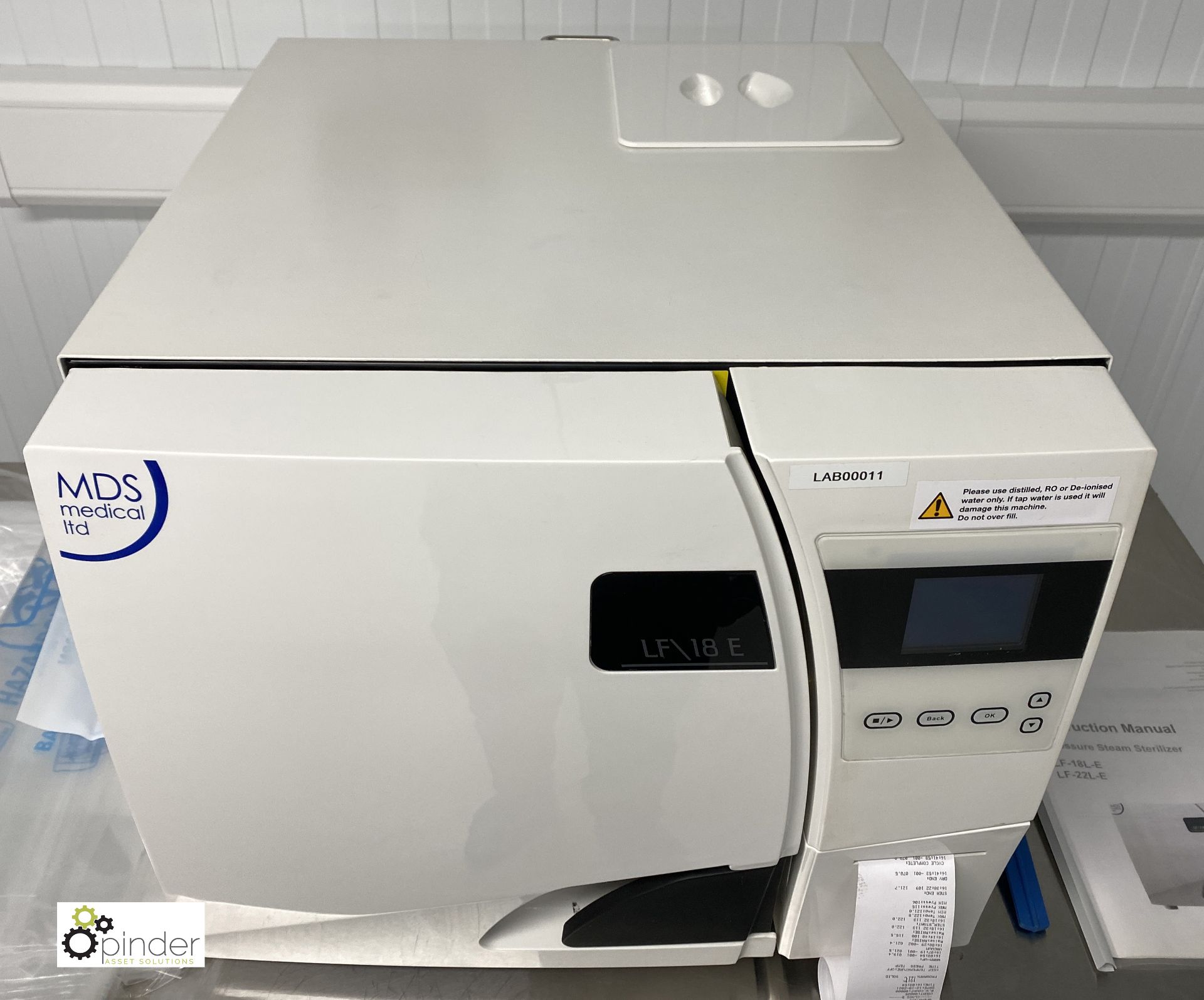 MDS Medical Ltd LF/18E Pressure Steam Sterilizer - Image 2 of 4