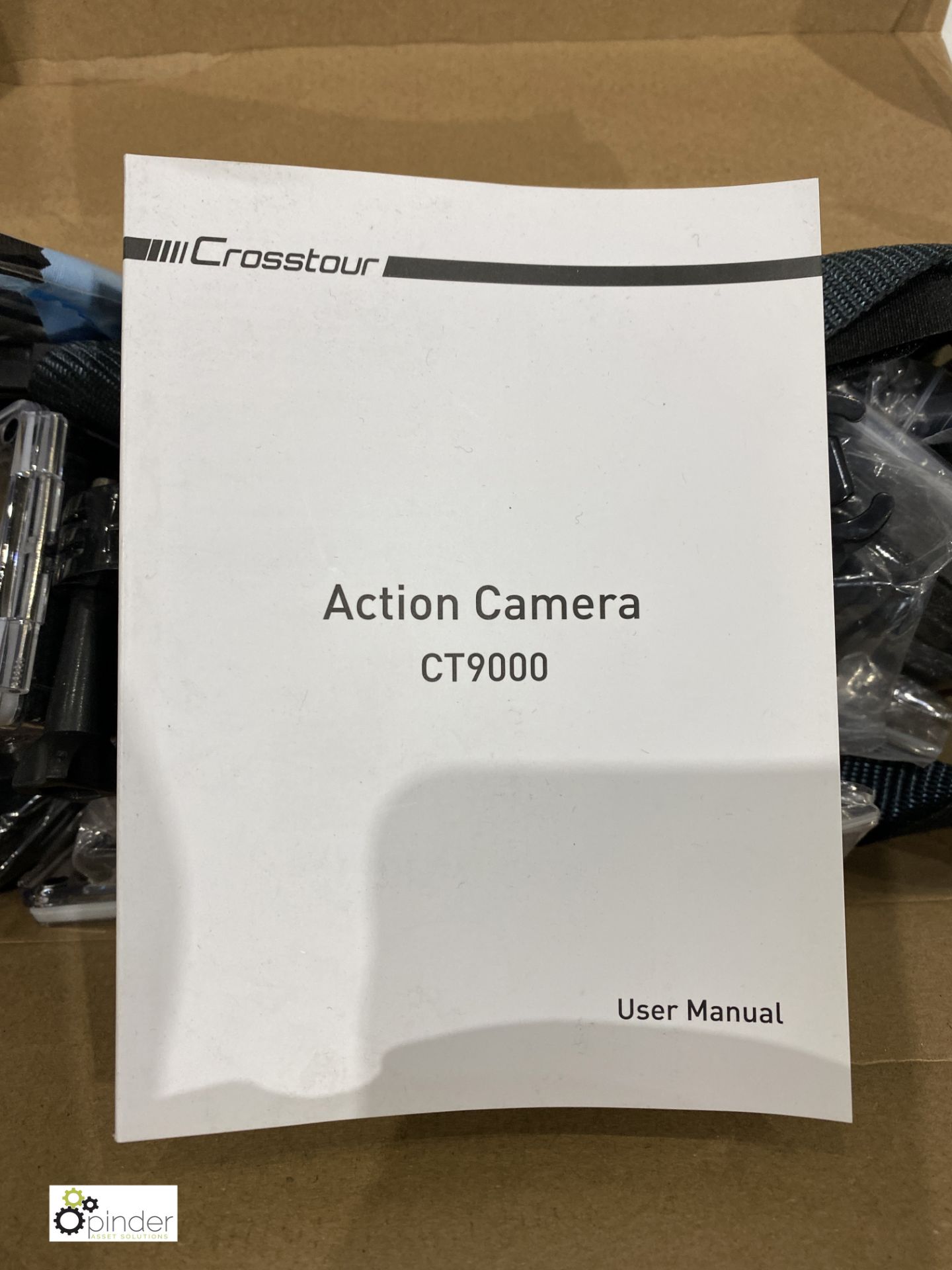 3 Crosstour CT9000 Action Cameras with mounting brackets, straps, etc, to box - Image 5 of 5