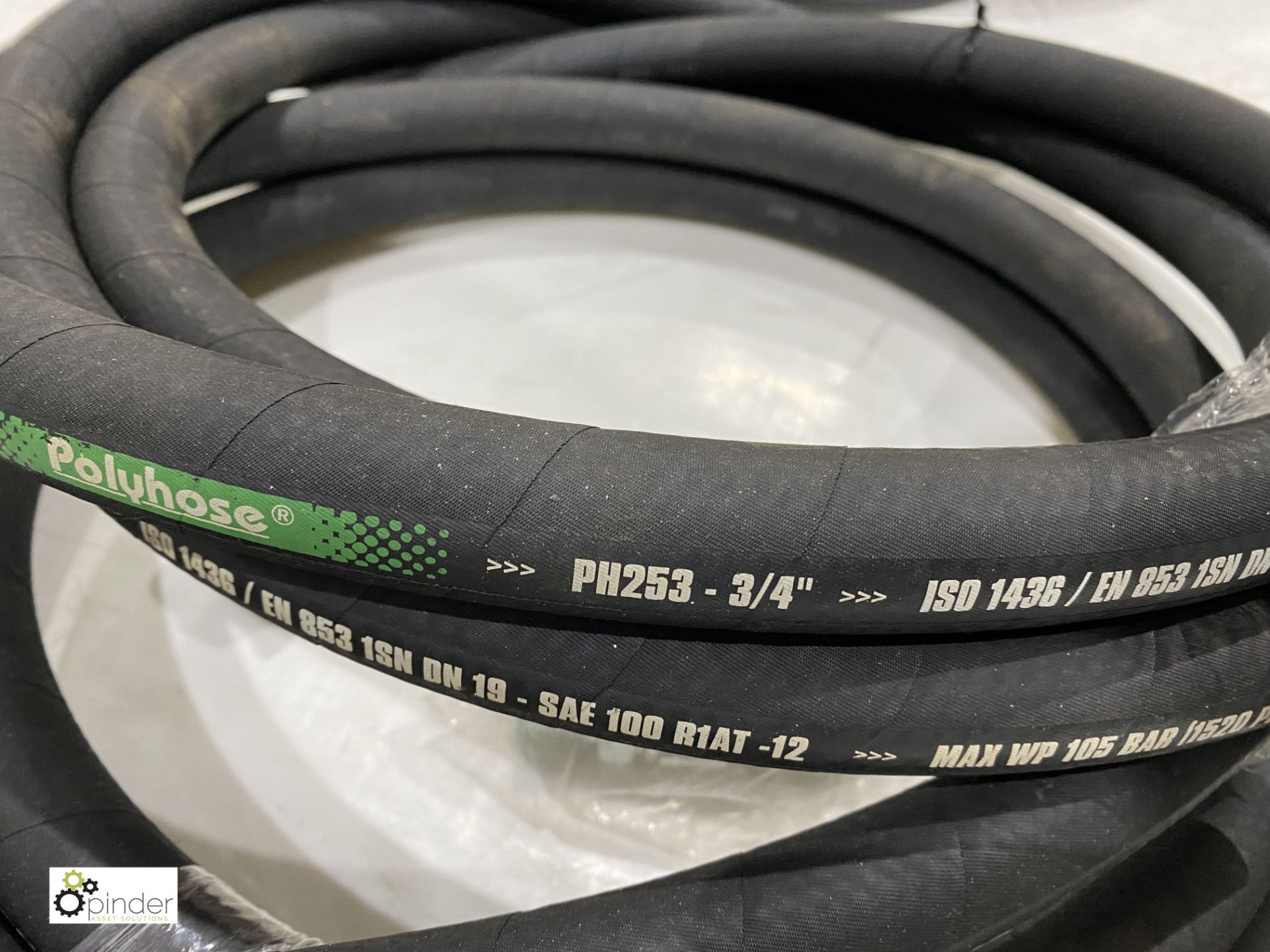 2 rolls Polyhose PH253 ¾in Hose with connectors, unused - Image 3 of 5