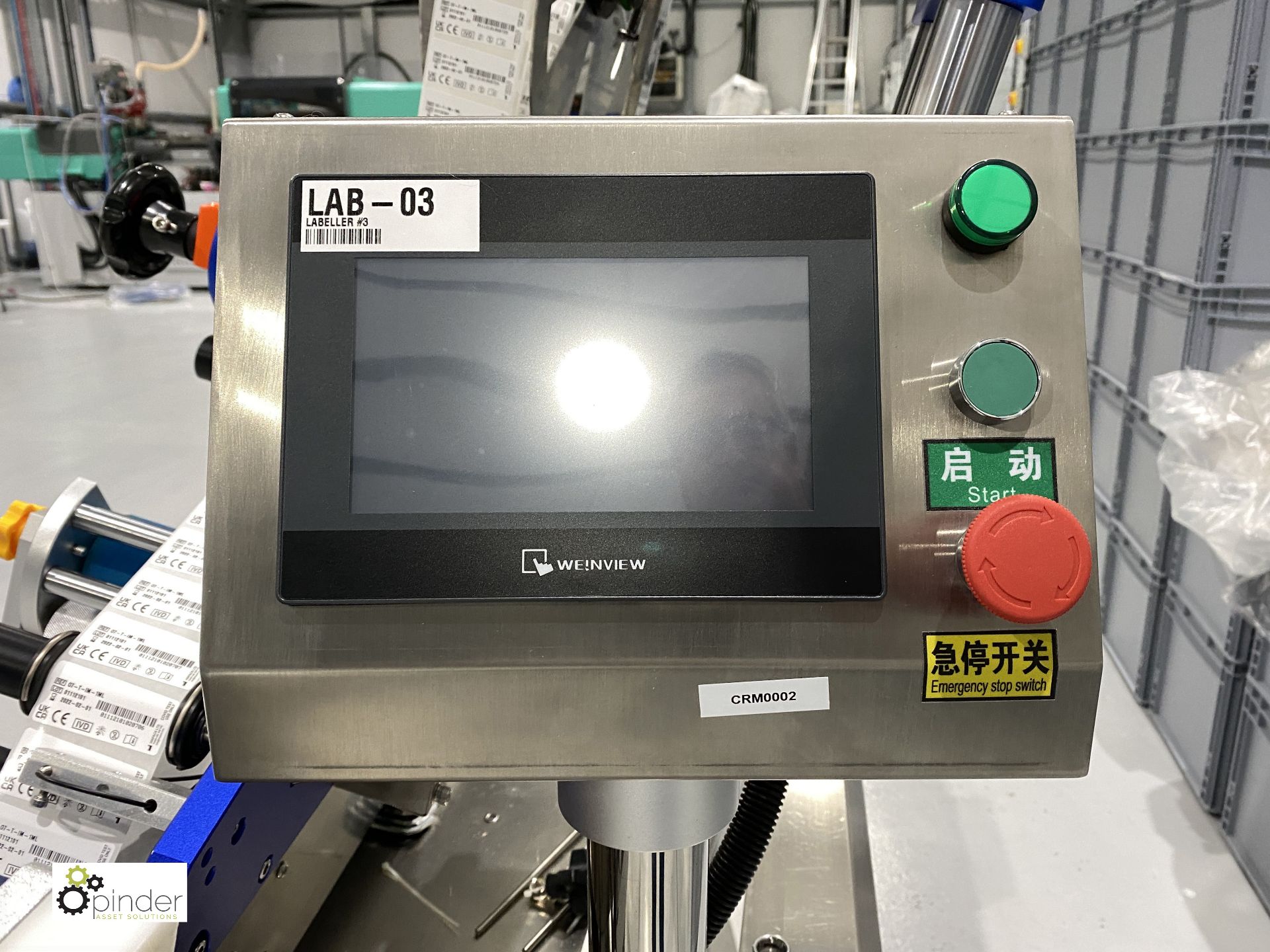 Brightwin Packaging Machinery Co Ltd BWL stainless steel Labeller for use applying labels to - Image 4 of 13