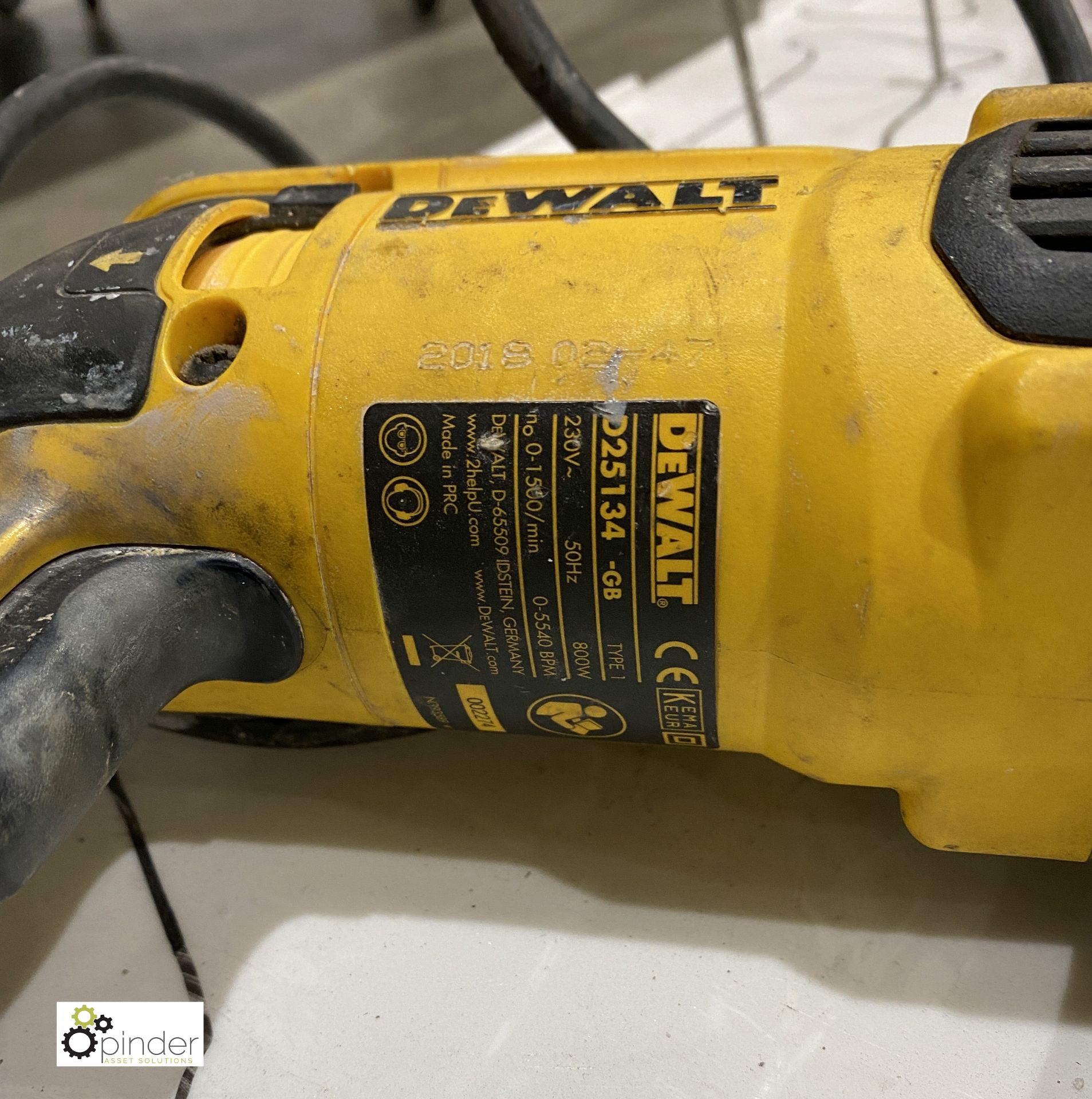 Dewalt D25134 Hammer Drill, 240volts - Image 3 of 3