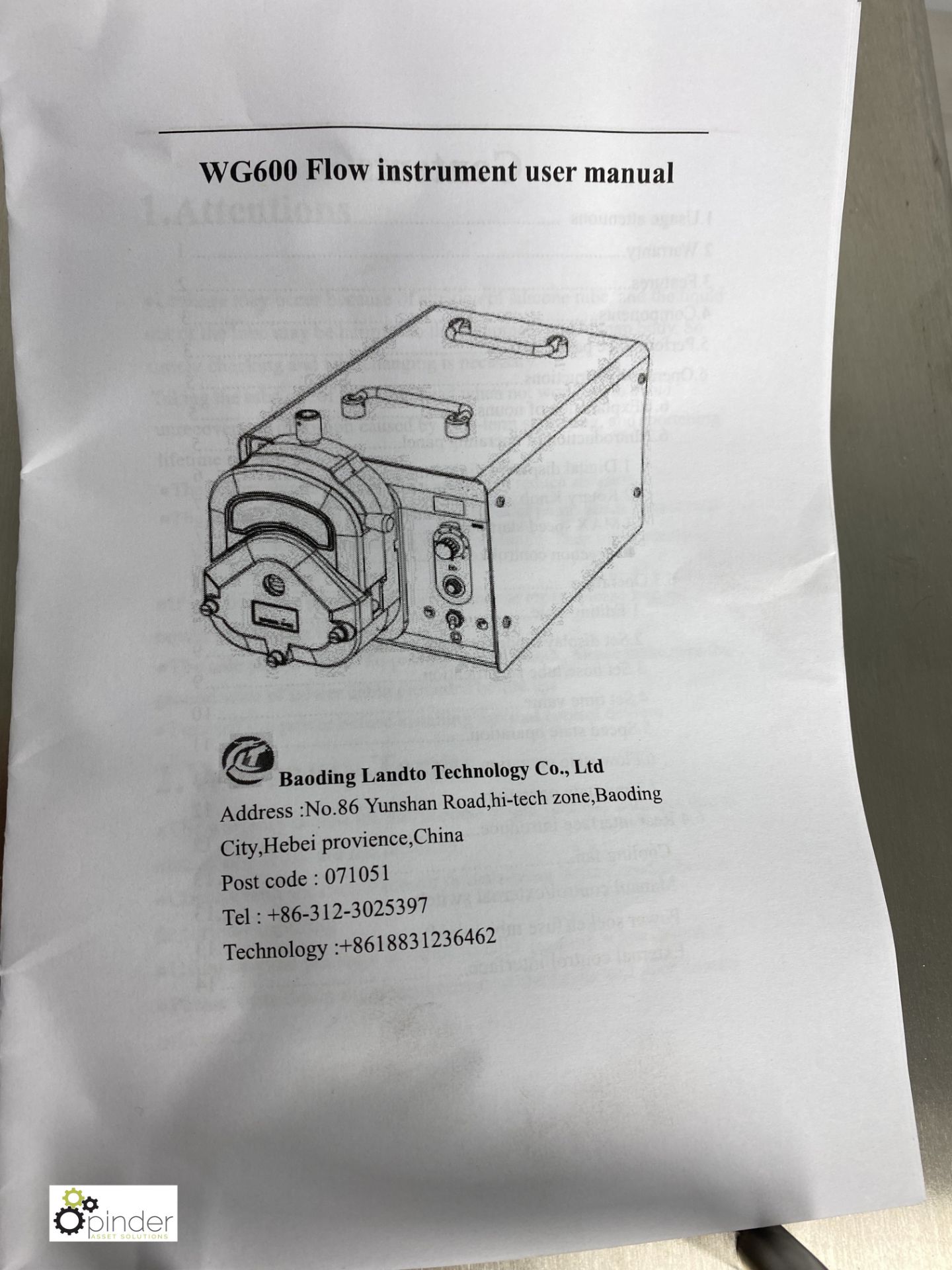 Landto Technology WG600 Dosing Pump - Image 4 of 5