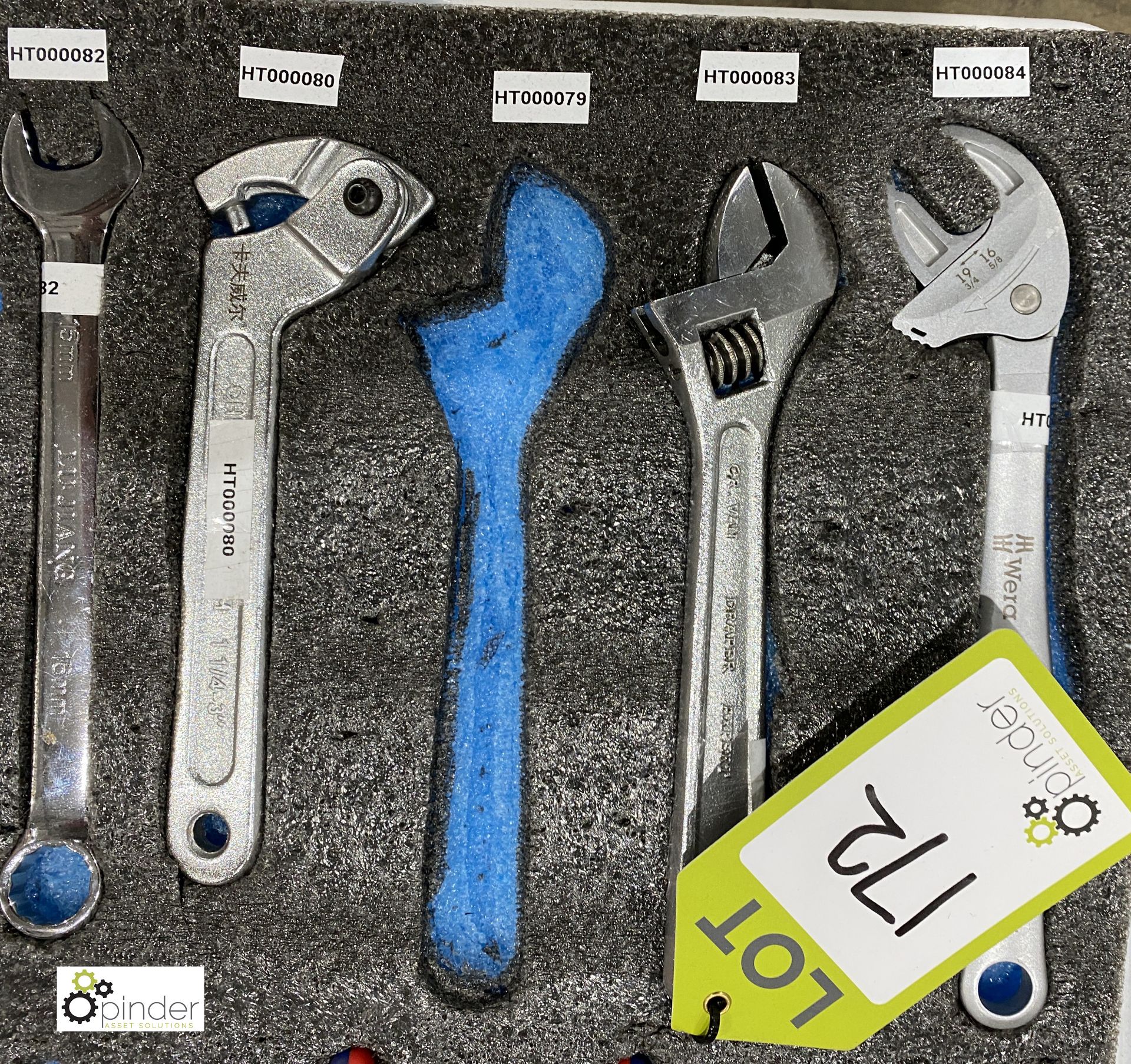 6 various Cable Snips, 2 Pipe Wrenches and 3 Spanners - Image 5 of 5