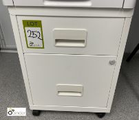 Steel mobile 2-drawer Pedestal