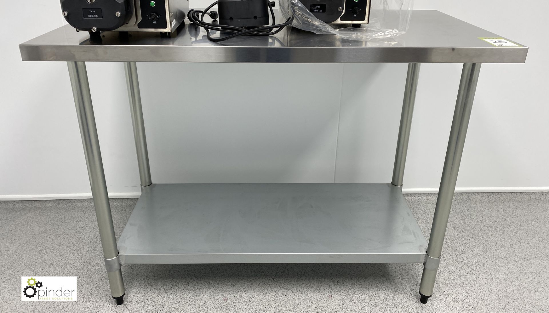 Stainless steel Table, 1200mm x 600mm x 900mm high, with undershelf - Image 2 of 2