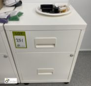 Steel mobile 2-drawer Pedestal