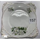 Plate ‘Camellia’ by Royal Stafford (location: Wakefield / collection: Monday 7 March)