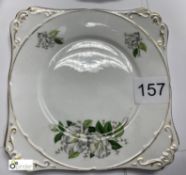 Plate ‘Camellia’ by Royal Stafford (location: Wakefield / collection: Monday 7 March)