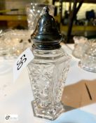 Cut glass Condiment Pot (location: Wakefield / collection: Monday 7 March)