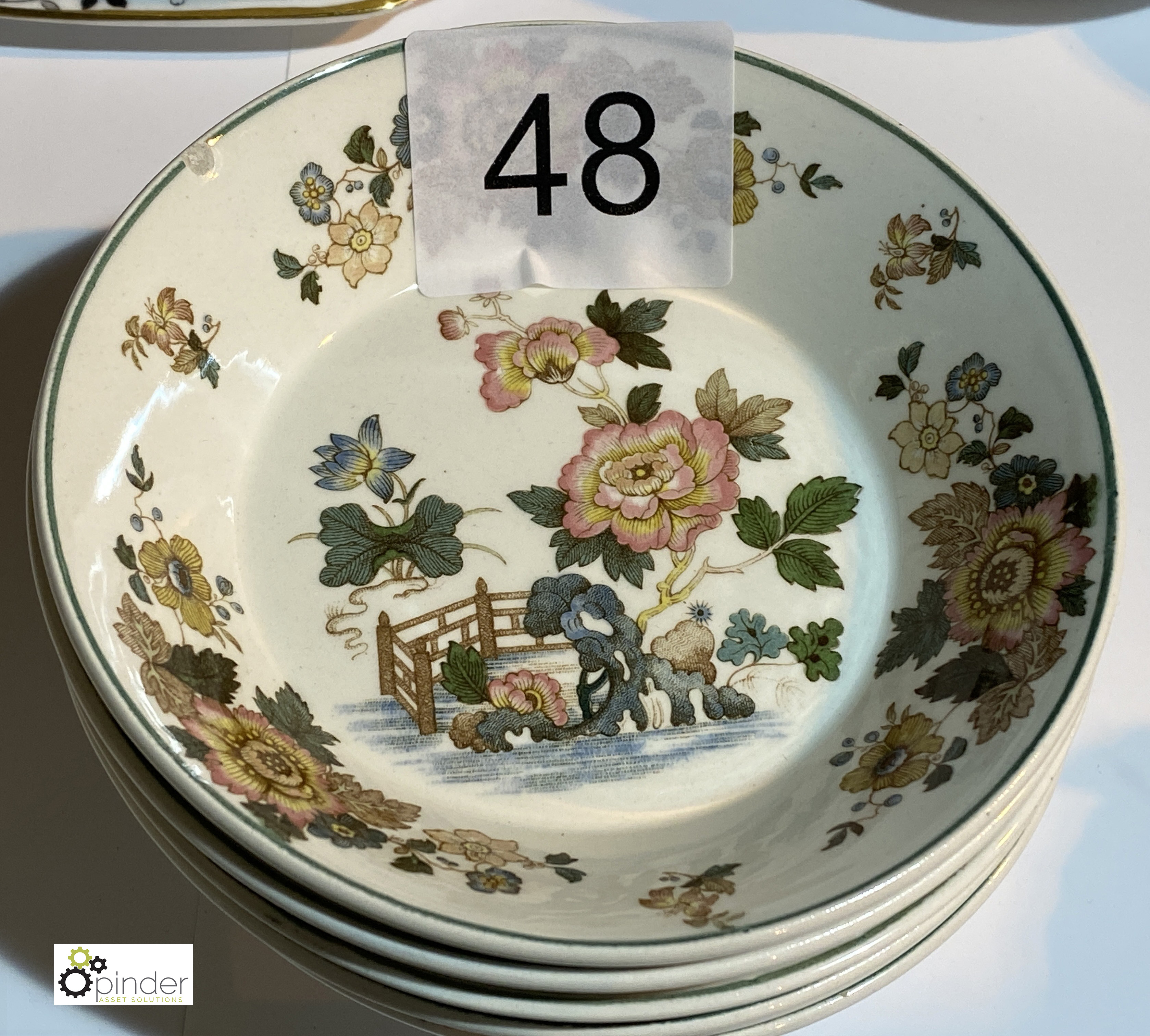 6 small Bowls “Eastern Flowers” by Wedgwood (location: Wakefield / collection: Monday 7 March)