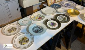 20 various Plates and Bowls (location: Wakefield / collection: Monday 7 March)