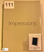 Impressions silver plated Photo Frame, 5in x 7in, boxed and unused (location: Wakefield /