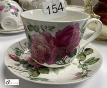 Large Tea Cup and Saucer, English Rose by Rory Kirkham (location: Wakefield / collection: Monday 7