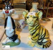 Tiger Stature and Sylvester Bottle (location: Wakefield / collection: Monday 7 March)