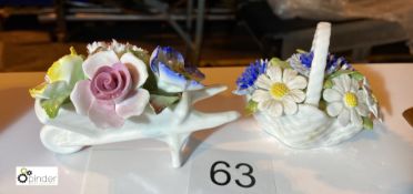 2 Floral Pottery Displays (location: Wakefield / collection: Monday 7 March)