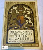 Approved Souvenir Programme “The Coronation of Her Majesty Queen Elizabeth II, 2 June 1953” (