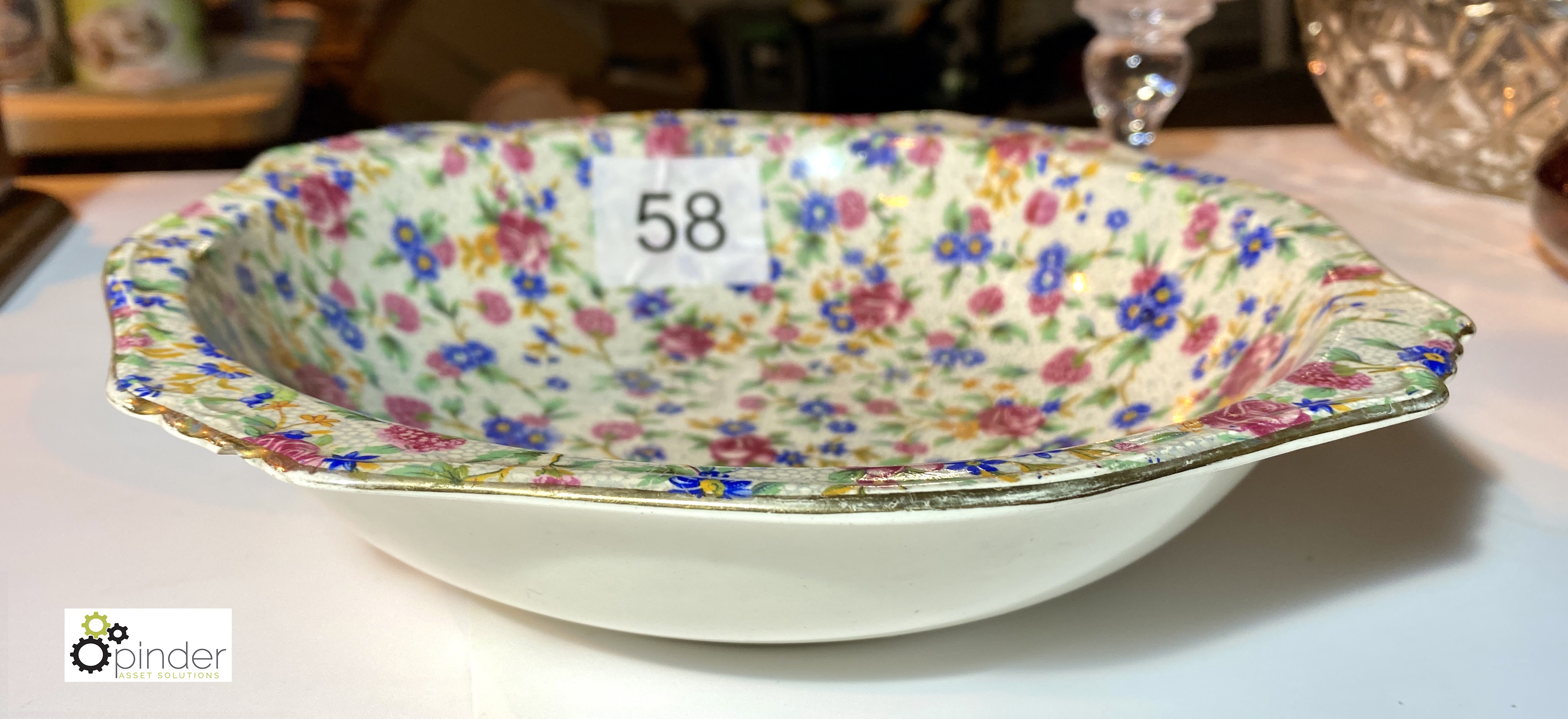 Bowl “Old Cottage Chintz” by Royal Wilton (location: Wakefield / collection: Monday 7 March) - Image 2 of 3