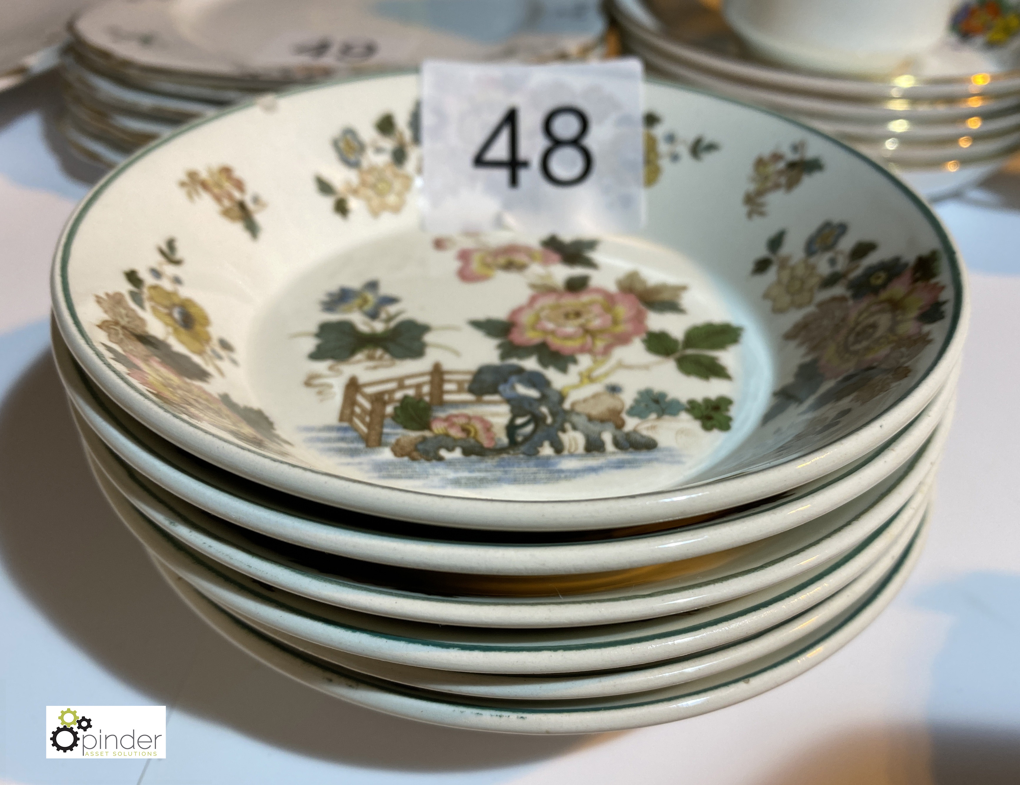 6 small Bowls “Eastern Flowers” by Wedgwood (location: Wakefield / collection: Monday 7 March) - Image 2 of 3