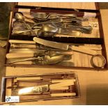 Quantity various stainless Cutlery (location: Wakefield / collection: Monday 7 March)