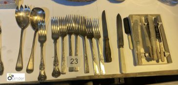 Quantity Forks, Knives and Serving Spoons (location: Wakefield / collection: Monday 7 March)