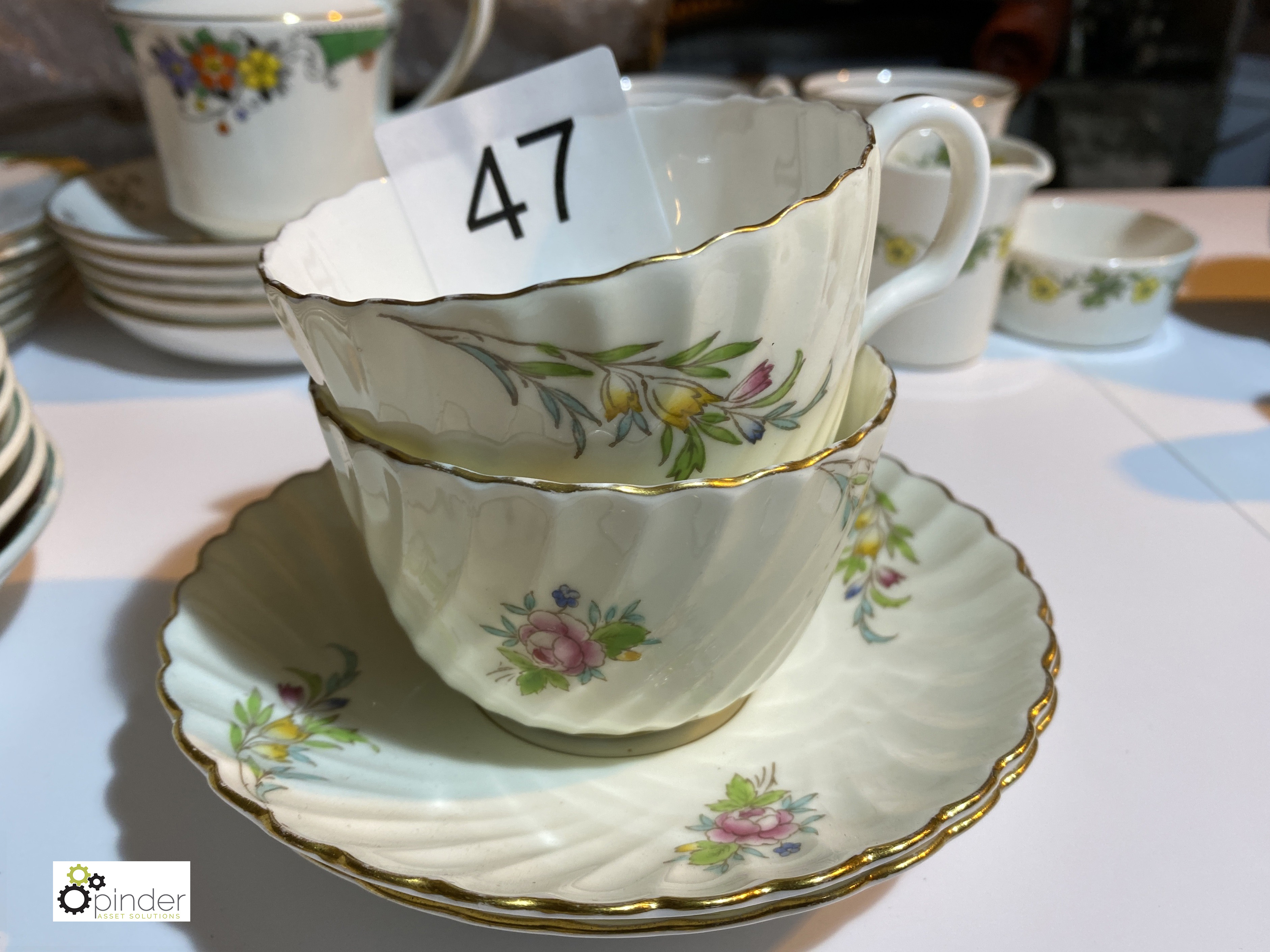 2 Tea Cups and Saucers by Mintons (location: Wakefield / collection: Monday 7 March)