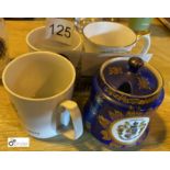 2 Leeds City Council 2000 Millenium Mugs; Jug with Harrogate Coat of Arms and Mug celebrating The