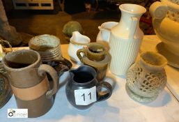 8 various Jugs, Mugs, etc (location: Wakefield / collection: Monday 7 March)