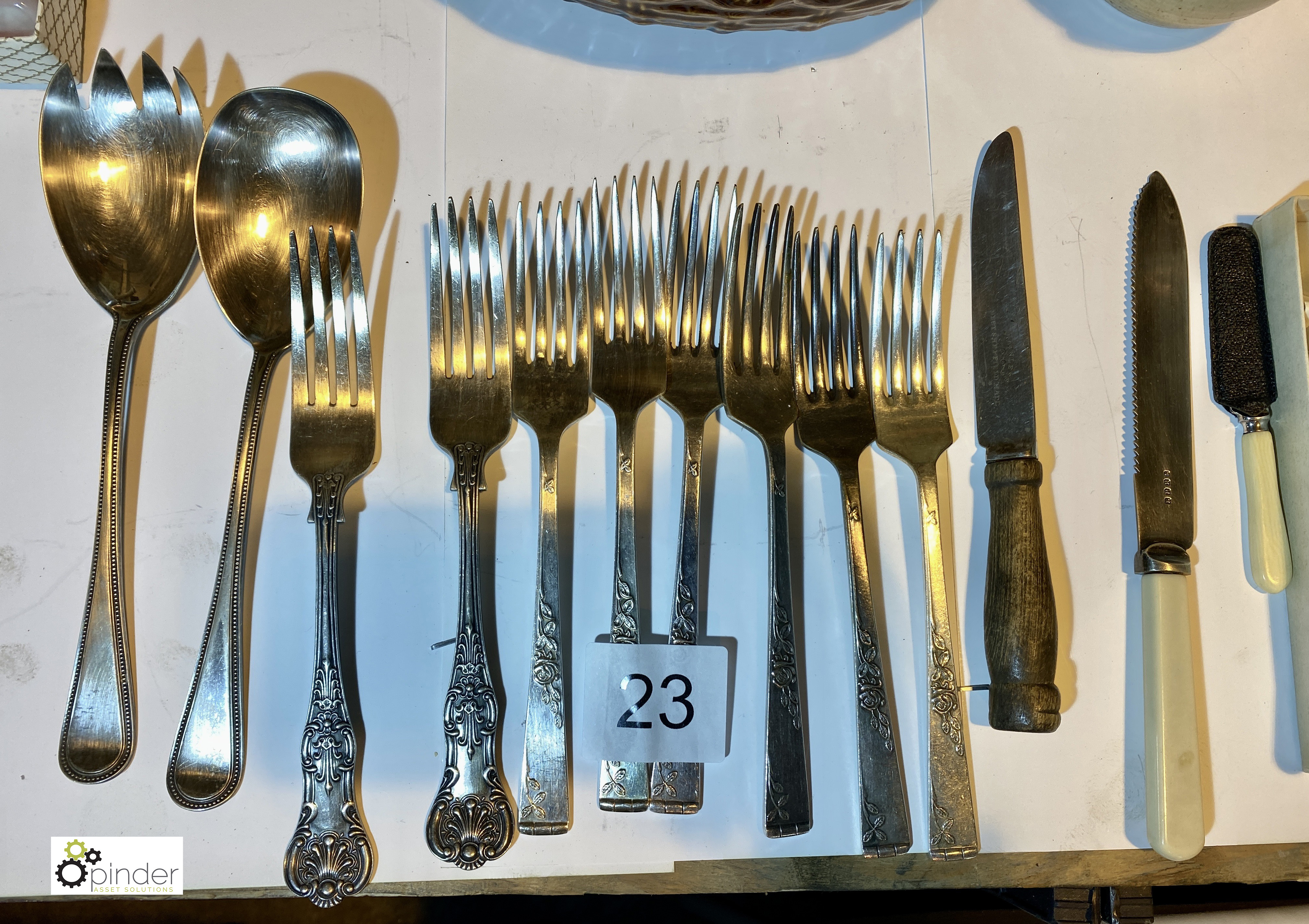 Quantity Forks, Knives and Serving Spoons (location: Wakefield / collection: Monday 7 March) - Image 3 of 4