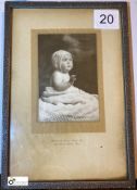 Framed and glazed Photograph of Baby by Rembrandt Studios, Leeds (location: Wakefield /