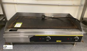 Buffalo countertop stainless steel Griddle, 240volts, 740mm x 440mm (located in Main Kitchen)