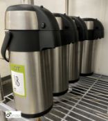4 Hot Drinks Dispensing Flasks (located in Main Kitchen)