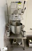 Electrolux Beater Mixer Planetary Food Mixer, 240volts, with stainless steel stand, paddle, dough