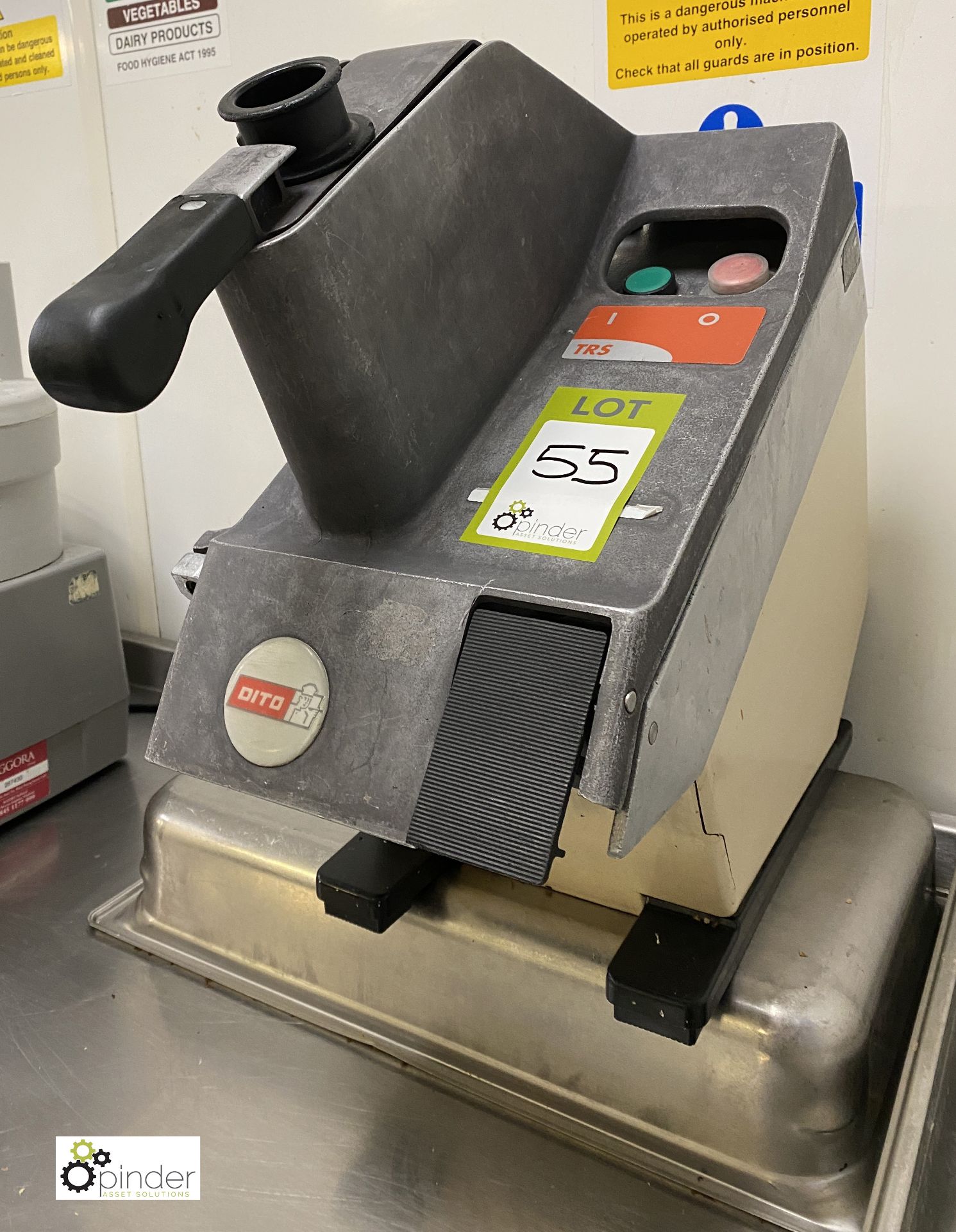 Dito Commercial Food Slicer/Grater, 240volts (located in Main Kitchen) - Image 2 of 3