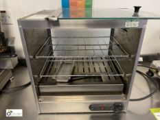Stainless steel countertop Heated Food Cabinet, 240volts (located in Main Kitchen)