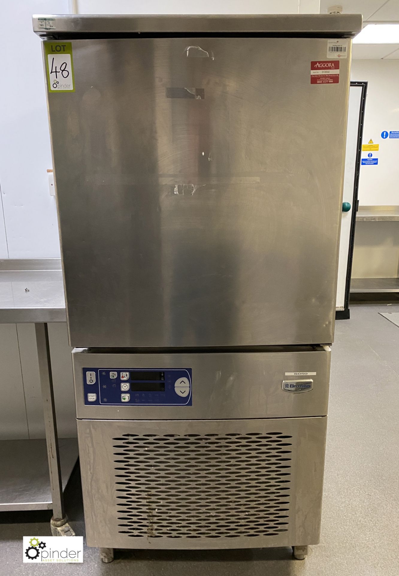 Electrolux stainless steel Blast Freezer/Chiller (located in Main Kitchen)