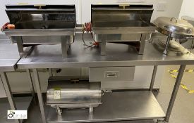 4 various Chafing Dishes and Frames (located in Main Kitchen)