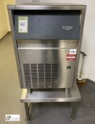 Electrolux stainless steel Ice Maker, 240volts, 500mm x 580mm x 685mm, with stainless steel stand (
