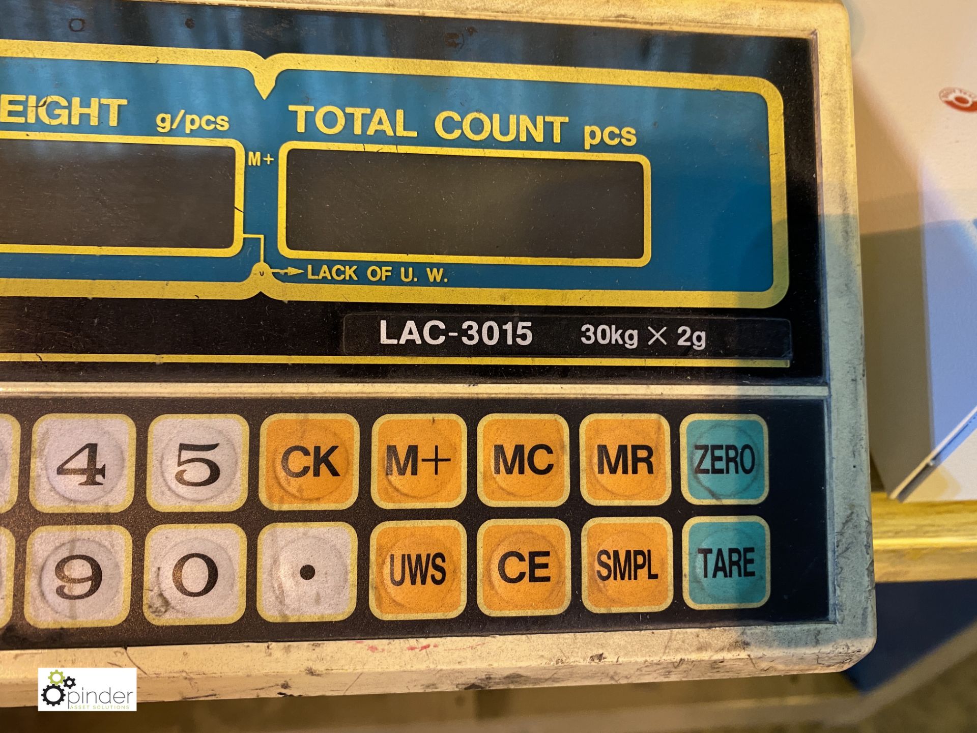 Jadever LAC-3015 Digital Counting Scale, 30kg x 2g - Image 2 of 2