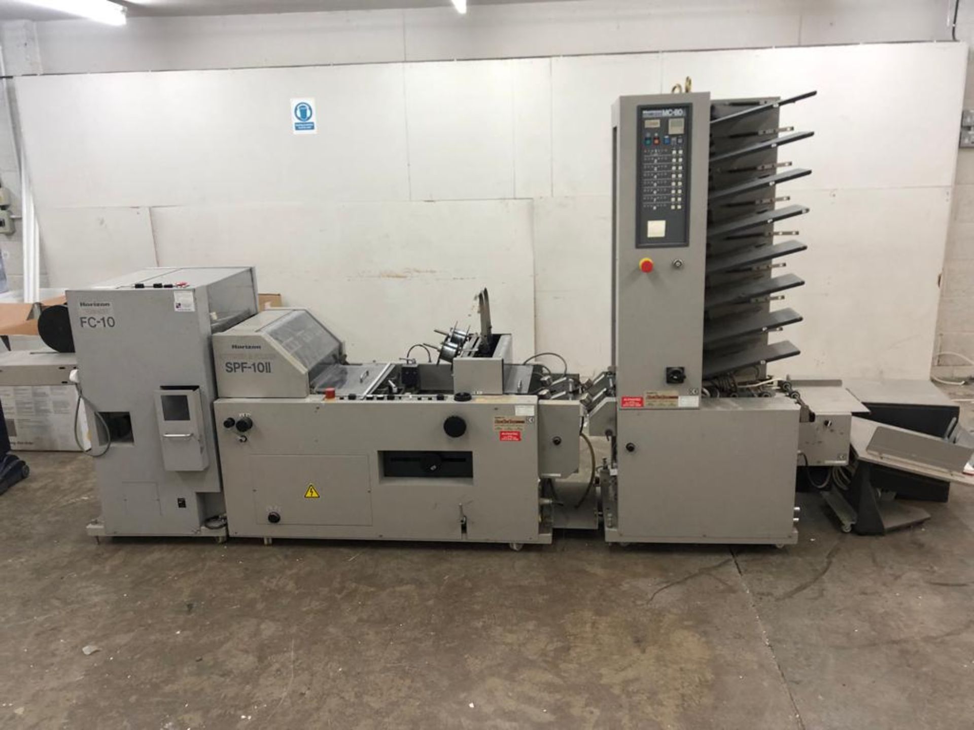 Horizon Booklet Line comprising MC-80C collator, S - Image 2 of 9