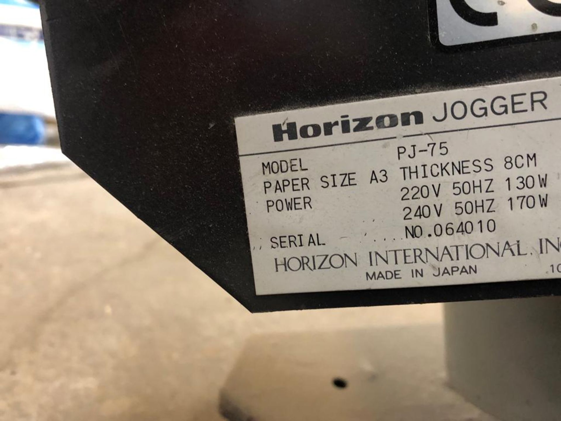 Horizon Booklet Line comprising MC-80C collator, S - Image 9 of 9