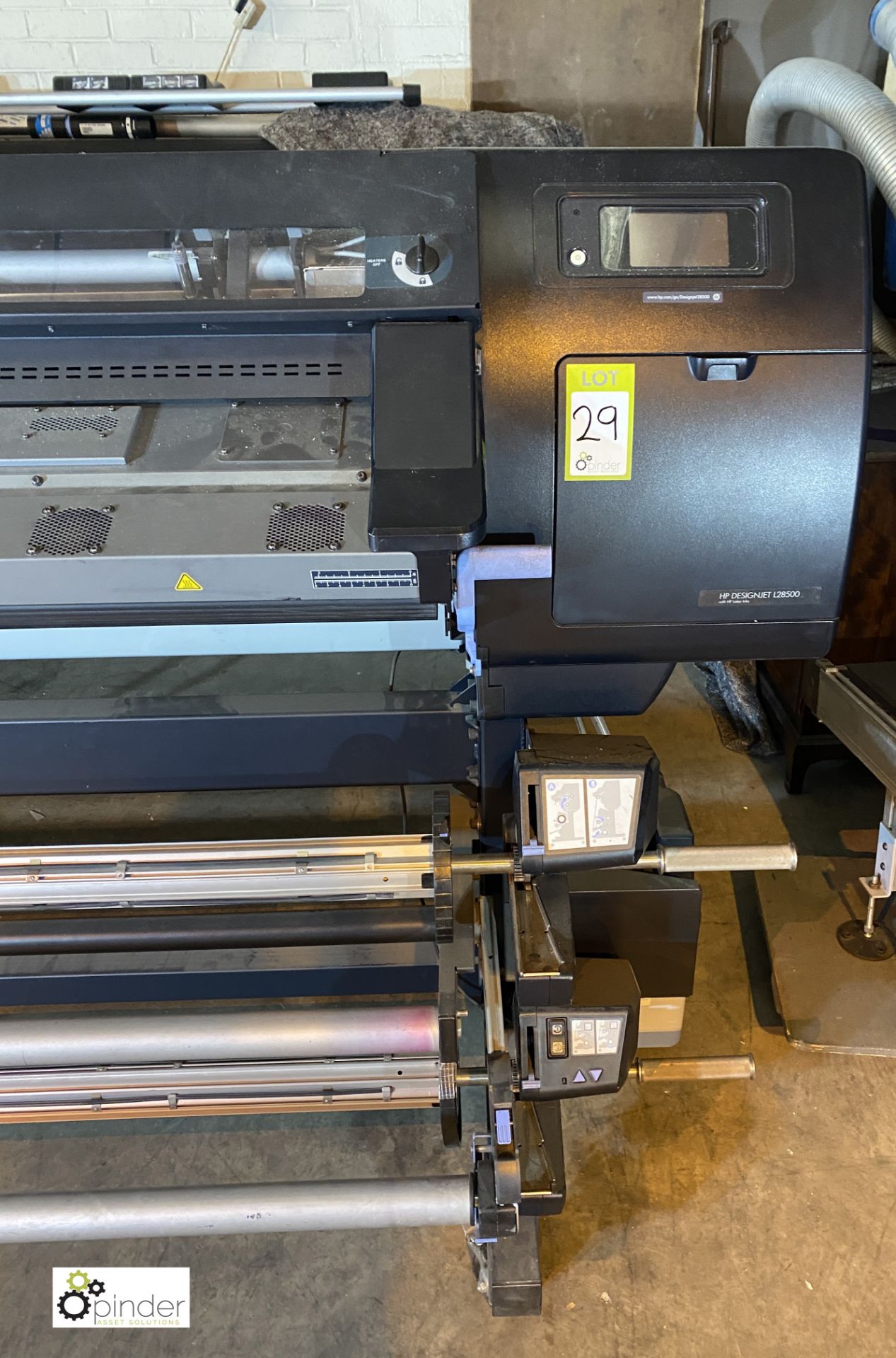 HP Designjet L28500 Wide Carriage Colour Inkjet Printer, 2580mm wide, 415volts, 3-phase (please note - Image 3 of 7