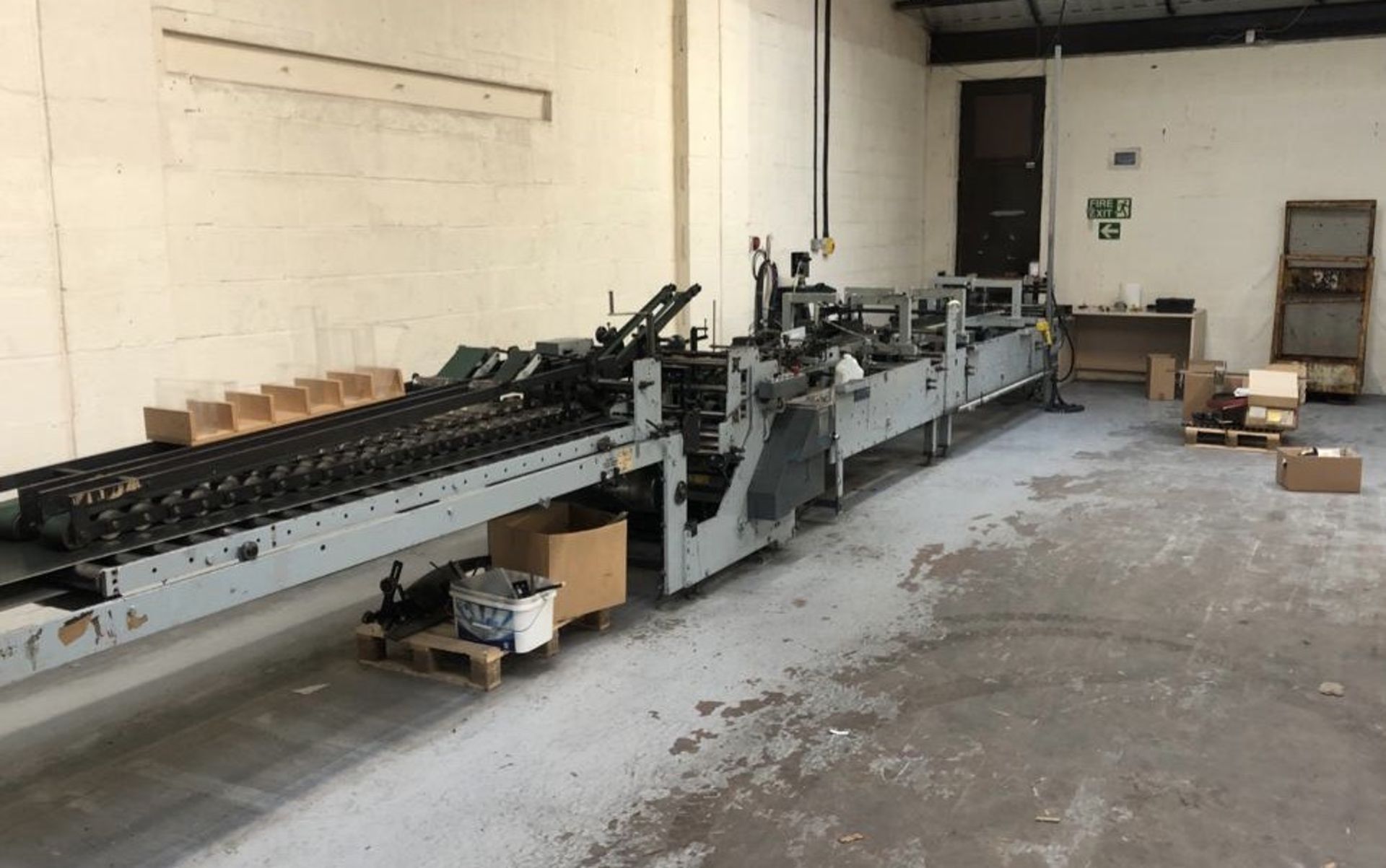 Grassi Studio 80L Straight Line Carton Gluer, with