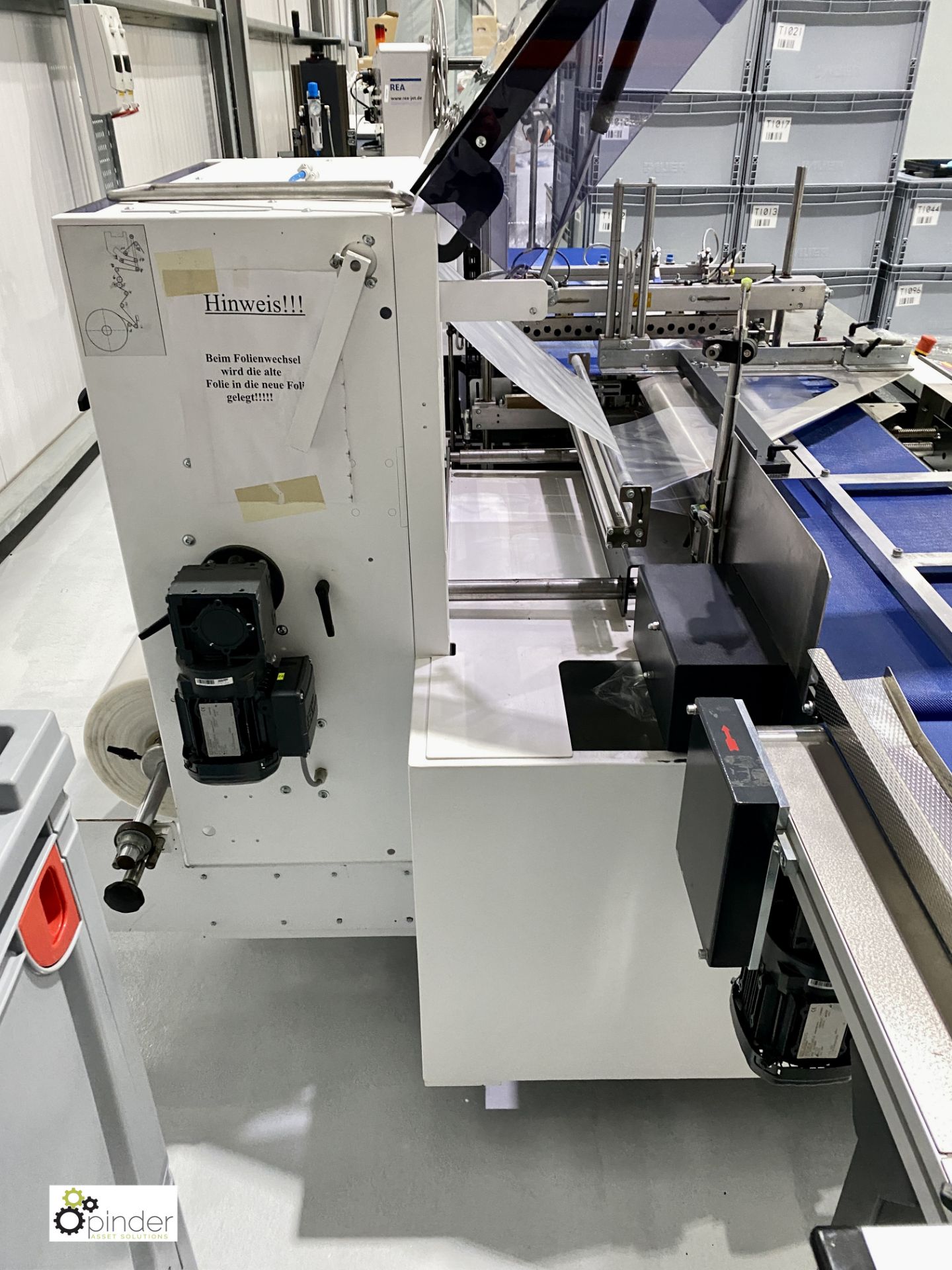 Hugo Beck Flexo X Flow Wrapper, serial number 16552, year October 2016, 380mm belt width, with - Image 11 of 15