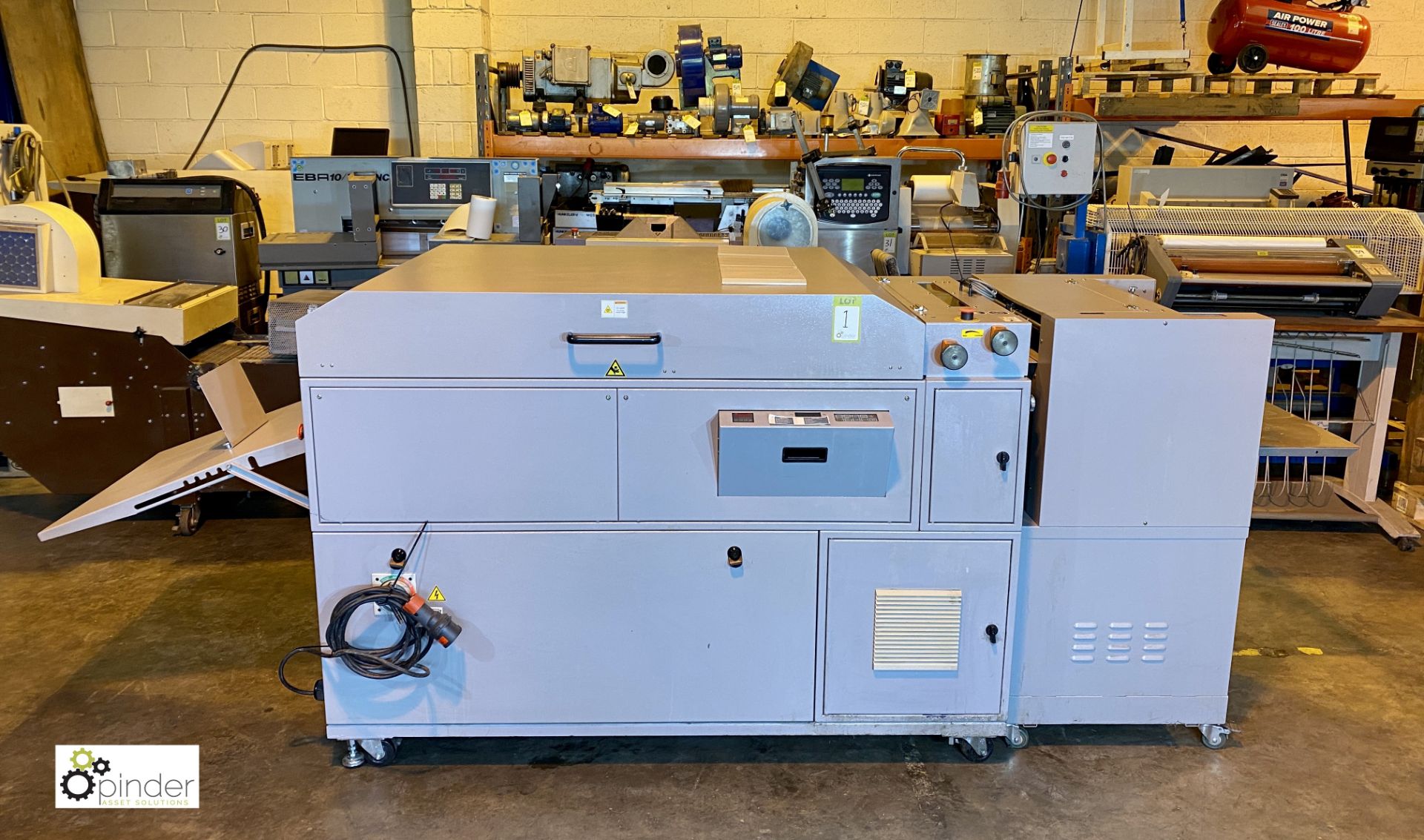 Print Finishing Company Ltd Ultra 200 UV Coater, 400volts, serial number UV3061001630 (please note