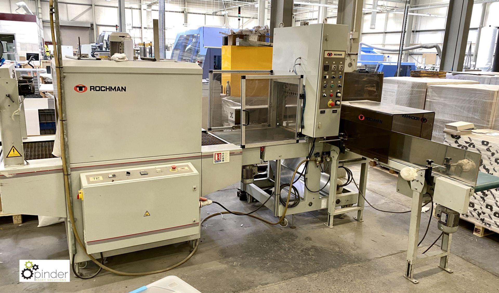 Rochman SVA60/35 Sleeve Sealer, 400volts, serial number 4881206, year 2007, with Rochman TR65/