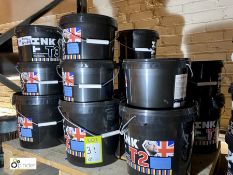 6 tubs Think Type 2 Process Cyan Ink, 10litres and 6 tubs Think Type 3 Process Cyan Ink, 5litres (