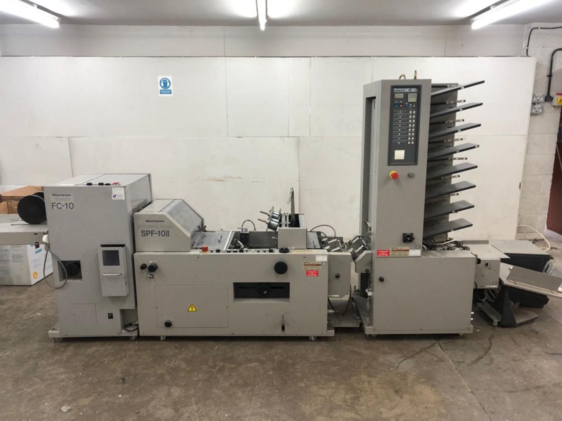 Horizon Booklet Line comprising MC-80C collator, S