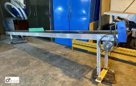 Muller Martini 3520 powered Belt Conveyor, 4110mm x 300mm (please note there is a lift out fee of £